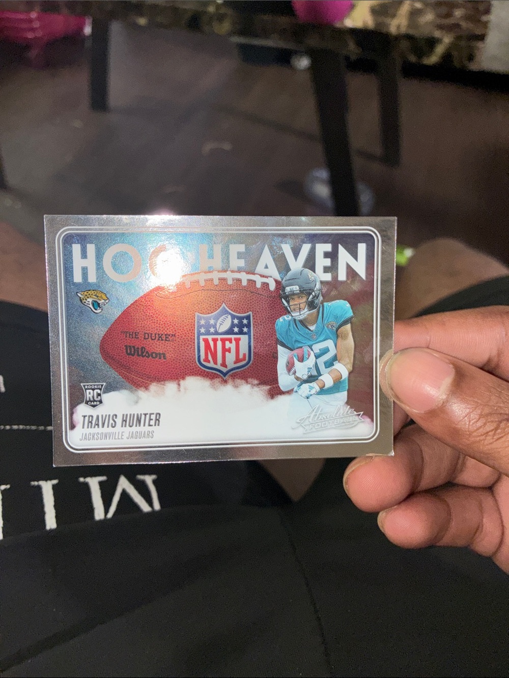 Panini HoloHeaven Football Card with Teal and Red Accents